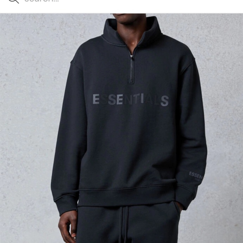 Essentials Half Zip Pullover